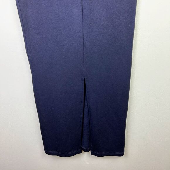 Bleusalt The Tube Skirt Navy Blue Jersey Stretch Fleece Lined Maxi Convertible 1 - Picture 7 of 15